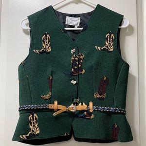 Ka’hote Made in USA western vest size M